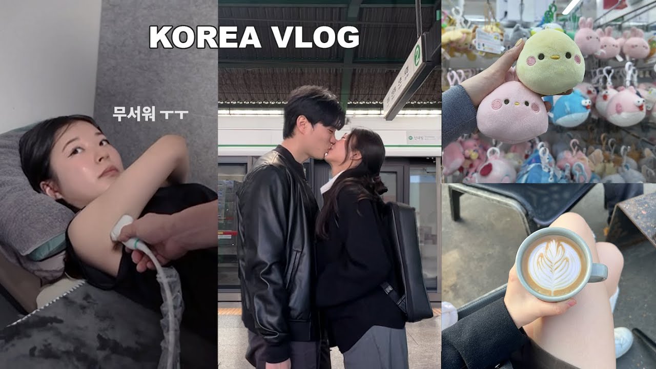 KOREA VLOG🧸 cutest couple activities in Seoul, my first beauty treatment, update on hate comments