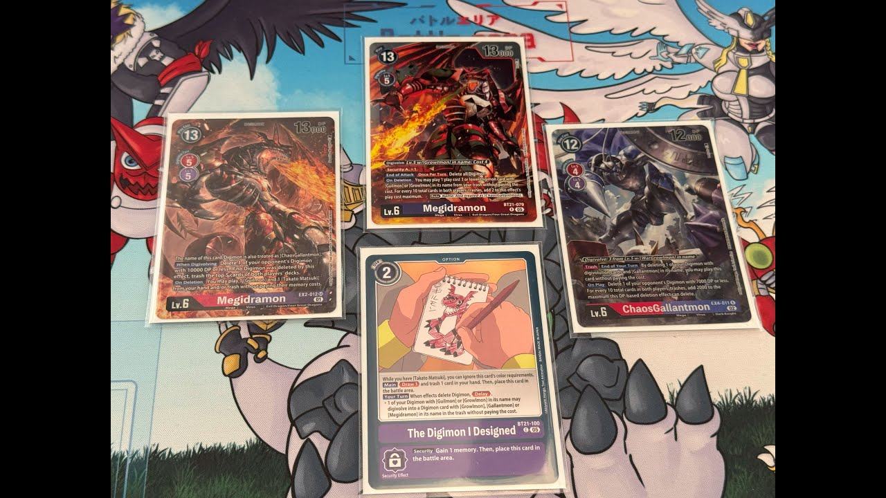 Megidramon OTK deck profile and combo Post BT21