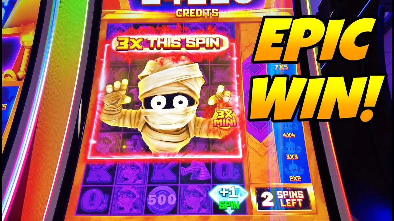 🚨 The Multiplier made this Spooky Link Mo Mummy Handpay GREAT! @Delaware Park Casino