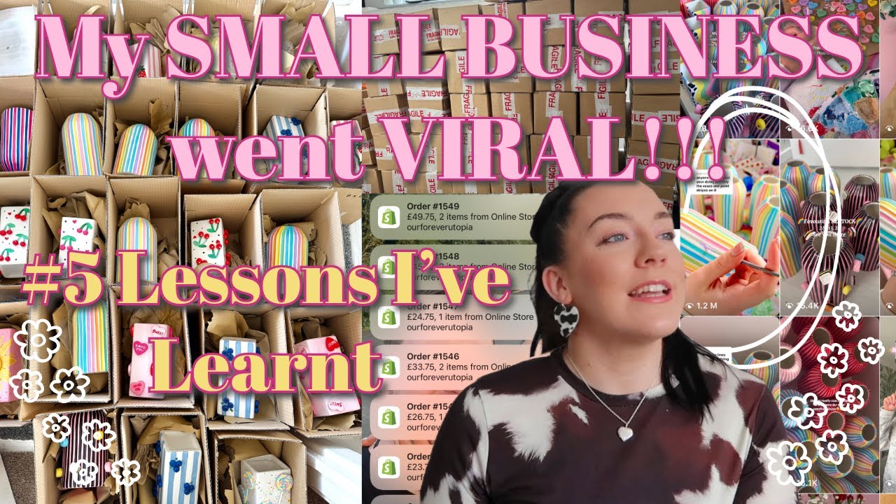✿ My SMALL BUSINESS went VIRAL!!! ✿ Here’s 5 lessons I’ve learnt