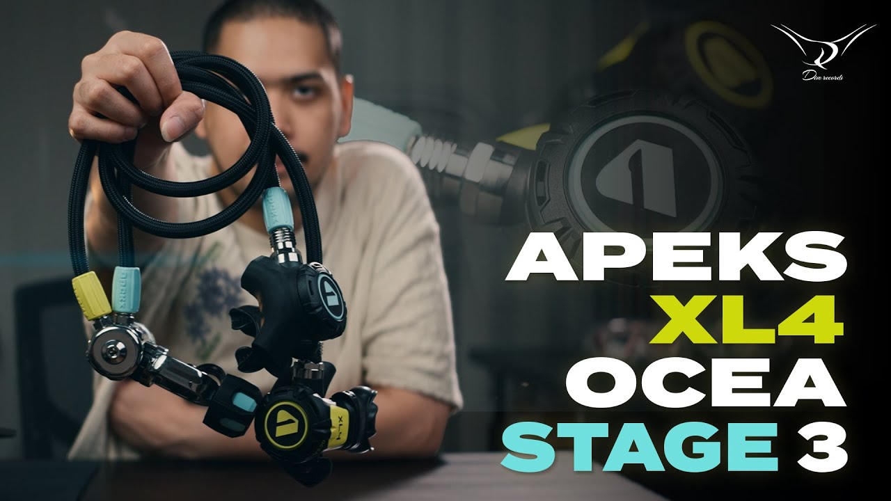 APEKS XL4 OCEA STAGE 3 REGULATOR พรีเมียม รักษ์โลกจากวัสดุรีไซเคิล 100%