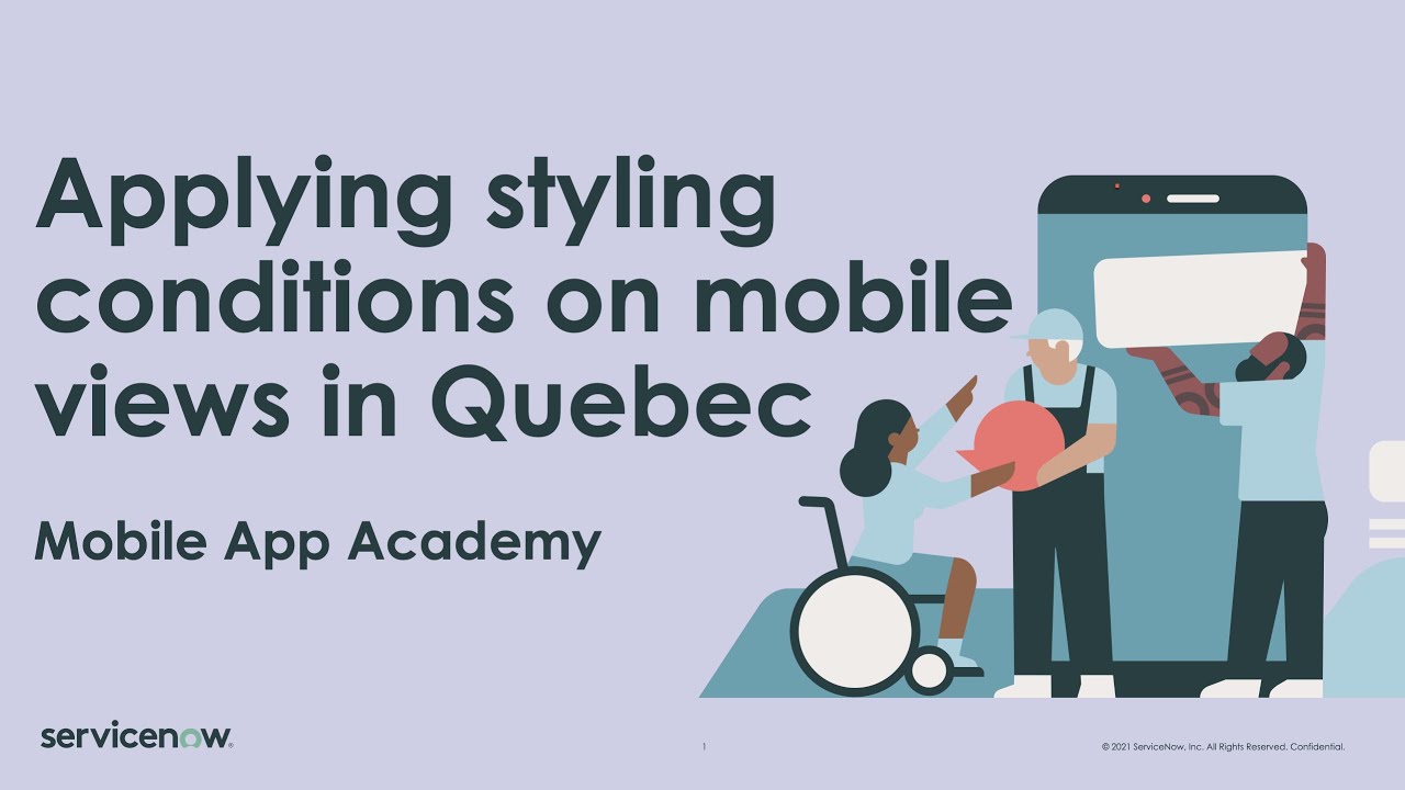 Mobile App Academy: Applying styling conditions on mobile views in Quebec
