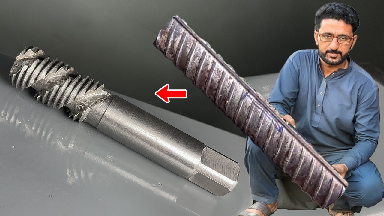 I TURNED Scrap Iron into a POWERFUL Drill Bit! | Transforming Scrap