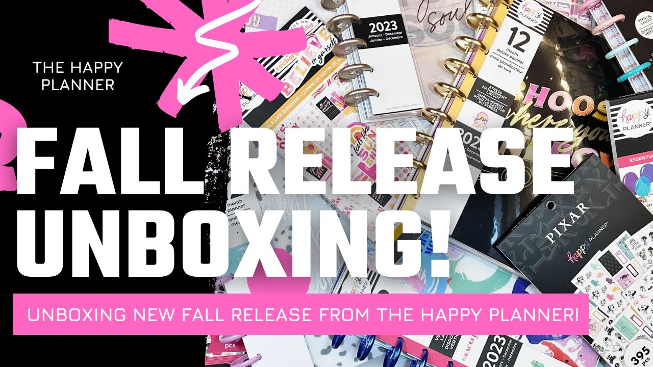 Fall Release Unboxing || The Happy Planner || Fall Release 2022