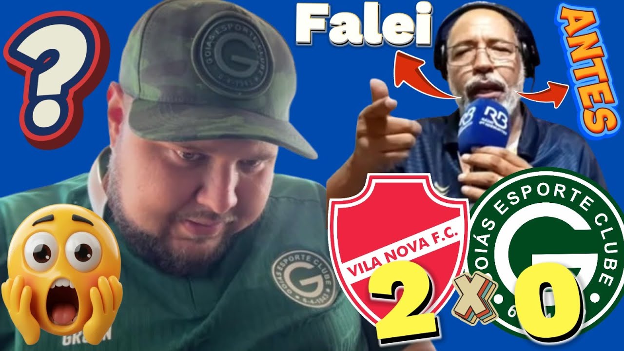 Goiás tinha preparado A FESTA? Reações do Clássico Vila Nova 2 x 0 Goiás 