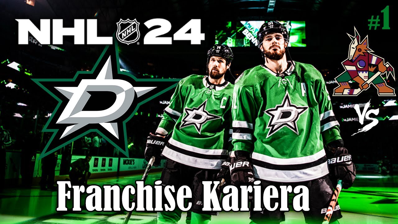 NHL 24 | #1 Zaczynamy karierę Dallas | Franchise Kariera | PS5 4K PL pslife.pl #nhl24 #ps5 #hokej