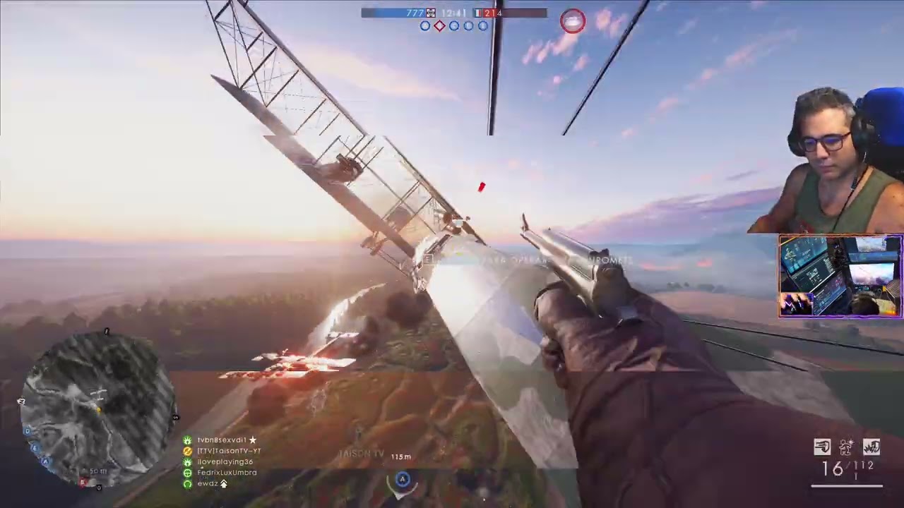 Me dieron un Bombardero, y limpie el campo de Amapolas Battlefield 1