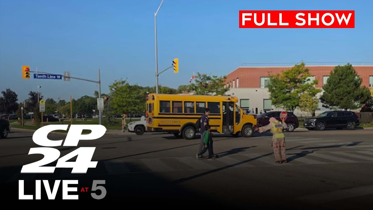 Mississauga father finds driver after son hit at crosswalk | CP24 Live at Five for Sep 12, 2025