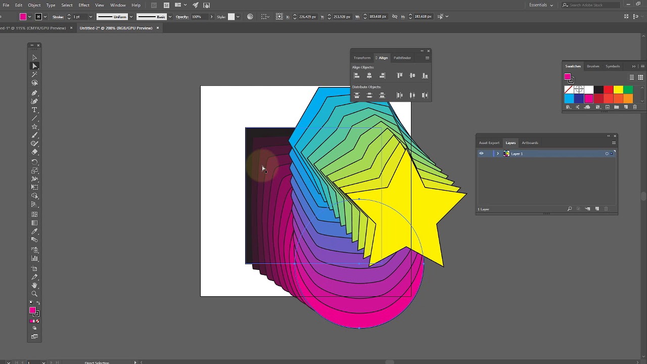Adobe illustrator Aula 42   Criando Gif Animado   Animação OK