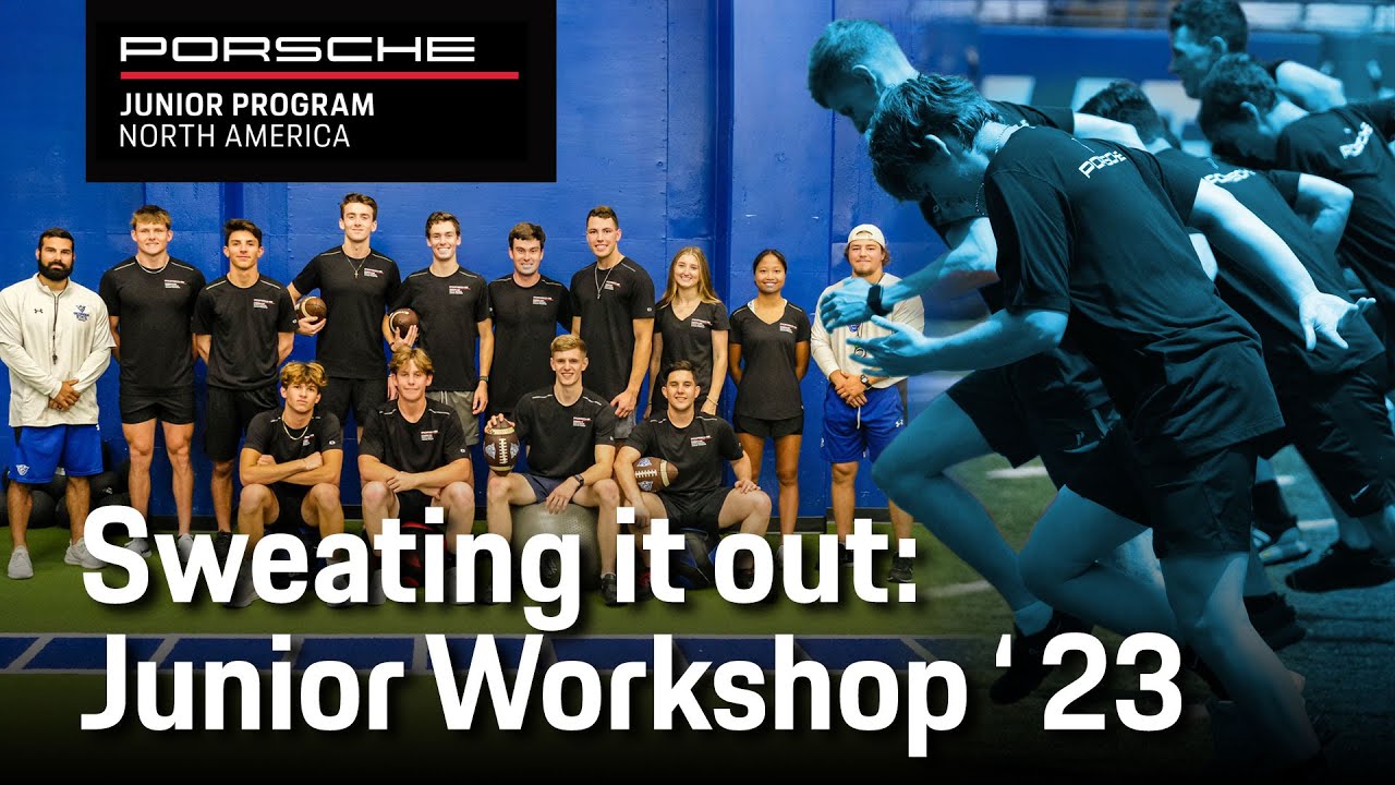 Sweating it out at the Porsche Motorsports North America Junior Workshop
