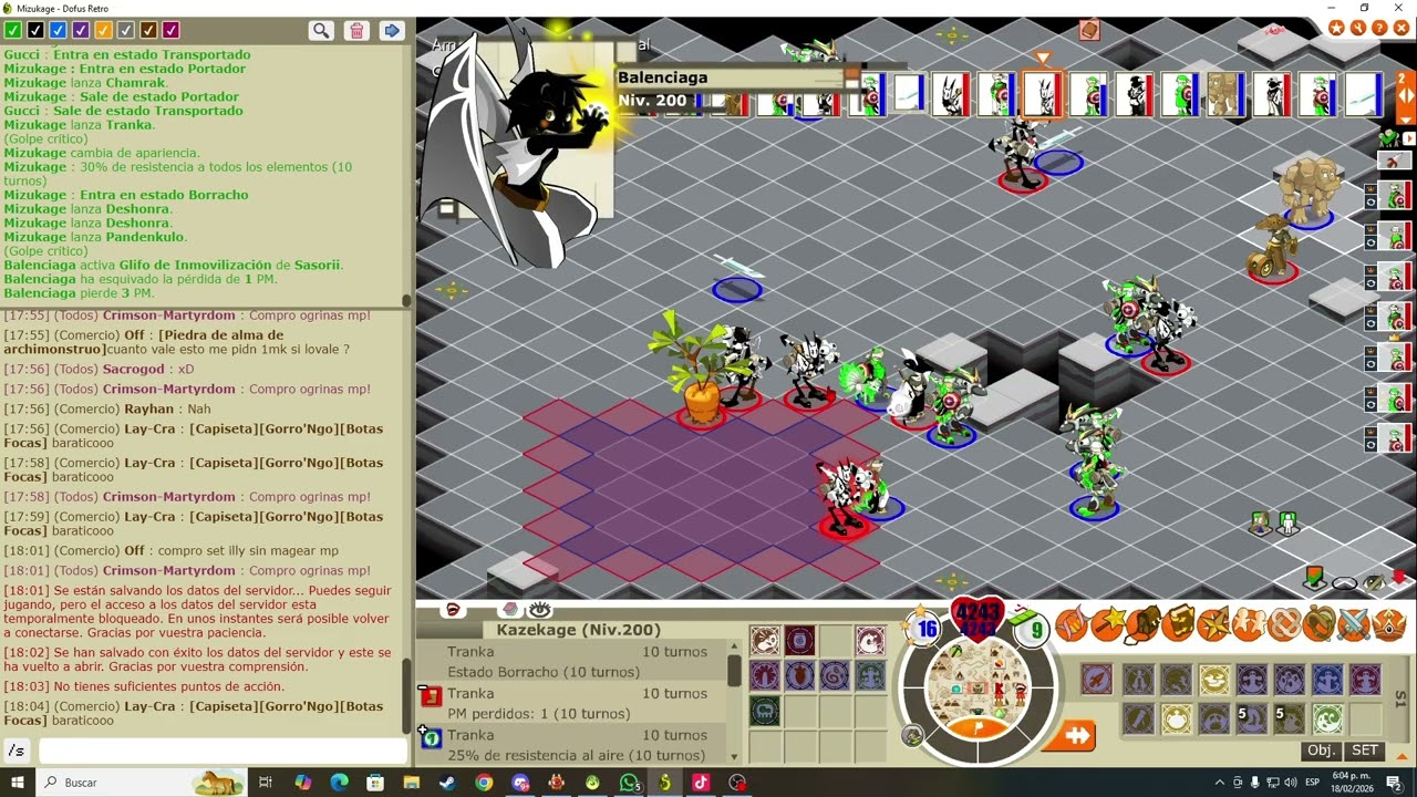 DOFUS RETRO PVP 7 VS 7 - ERRORES QUE CUESTAN PARTIDAS.