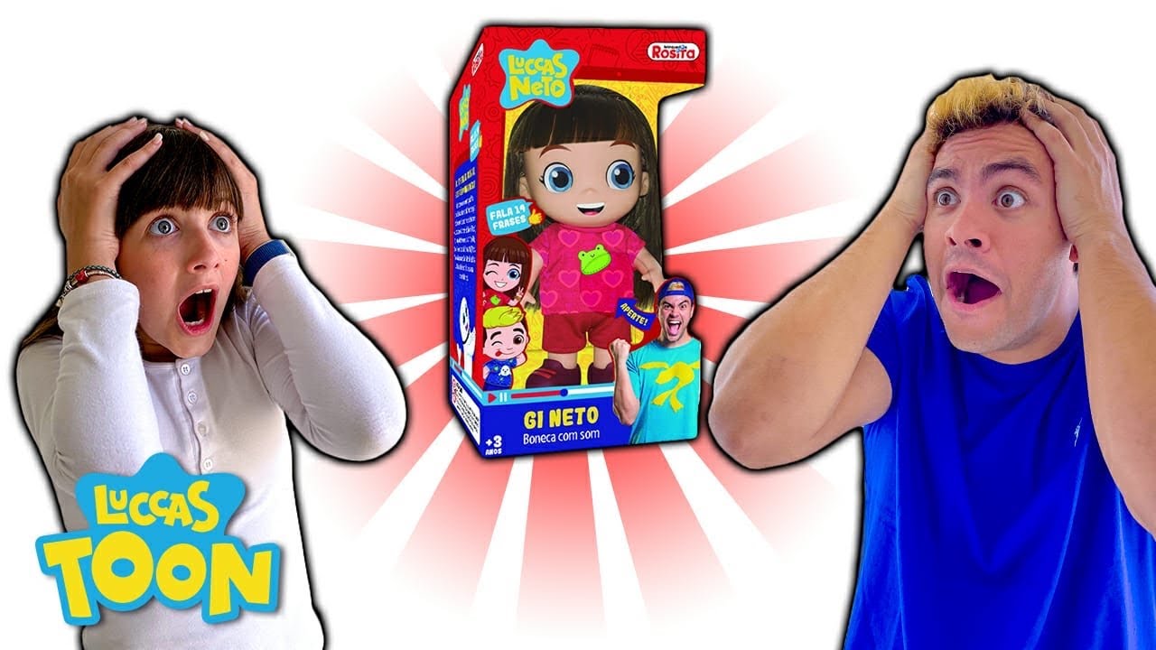 LUCCAS NETO ENCONTROU A BONECA DA GI NAS LOJAS DE BRINQUEDO !!! (TROSLANDO A GI)