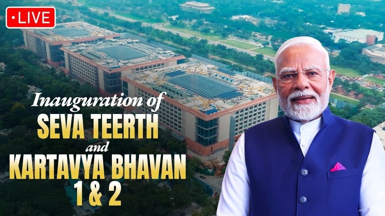 LIVE: PM Modi participates in the inaugural programme of Seva Teerth and Kartavya Bhavan-1 & 2