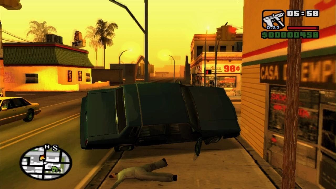 GTA San Andreas Drive Thru Worst Luck ever