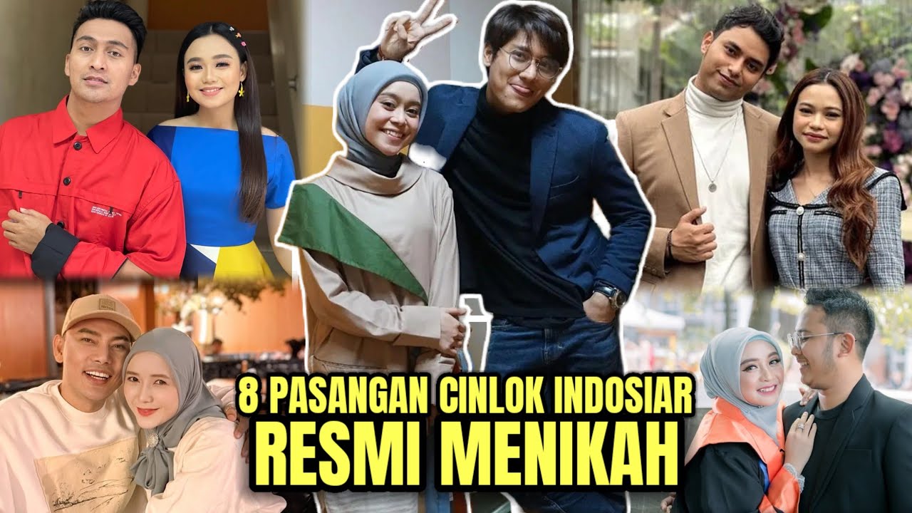 KETEMU JODOH DI INDOSIAR !! INILAH 8 PASANGAN CINLOK INDOSIAR YANG RESMI MENIKAH