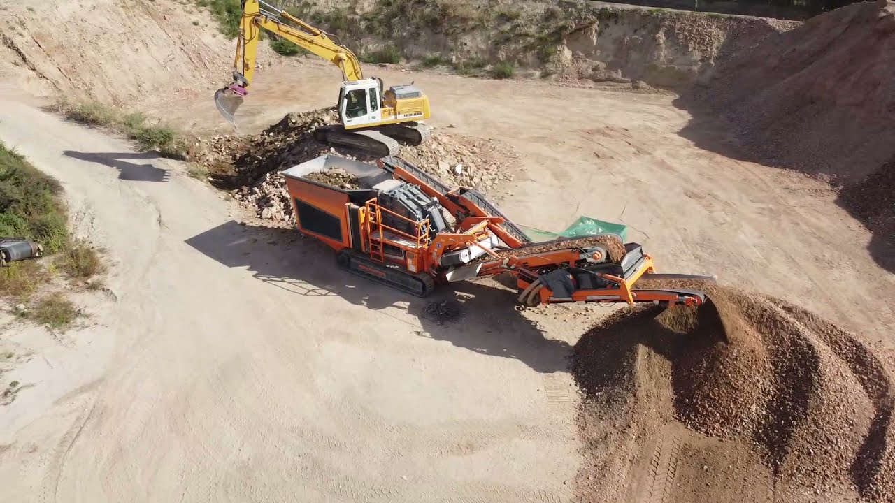 Rockster R1000S Impact Crusher recycling demolition debris / Prallbrecher - Bauschutt recycling