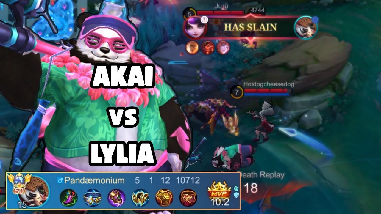 Top Global Akai Vs Lylia — Mythical Immortal Gameplay | Mobile Legends