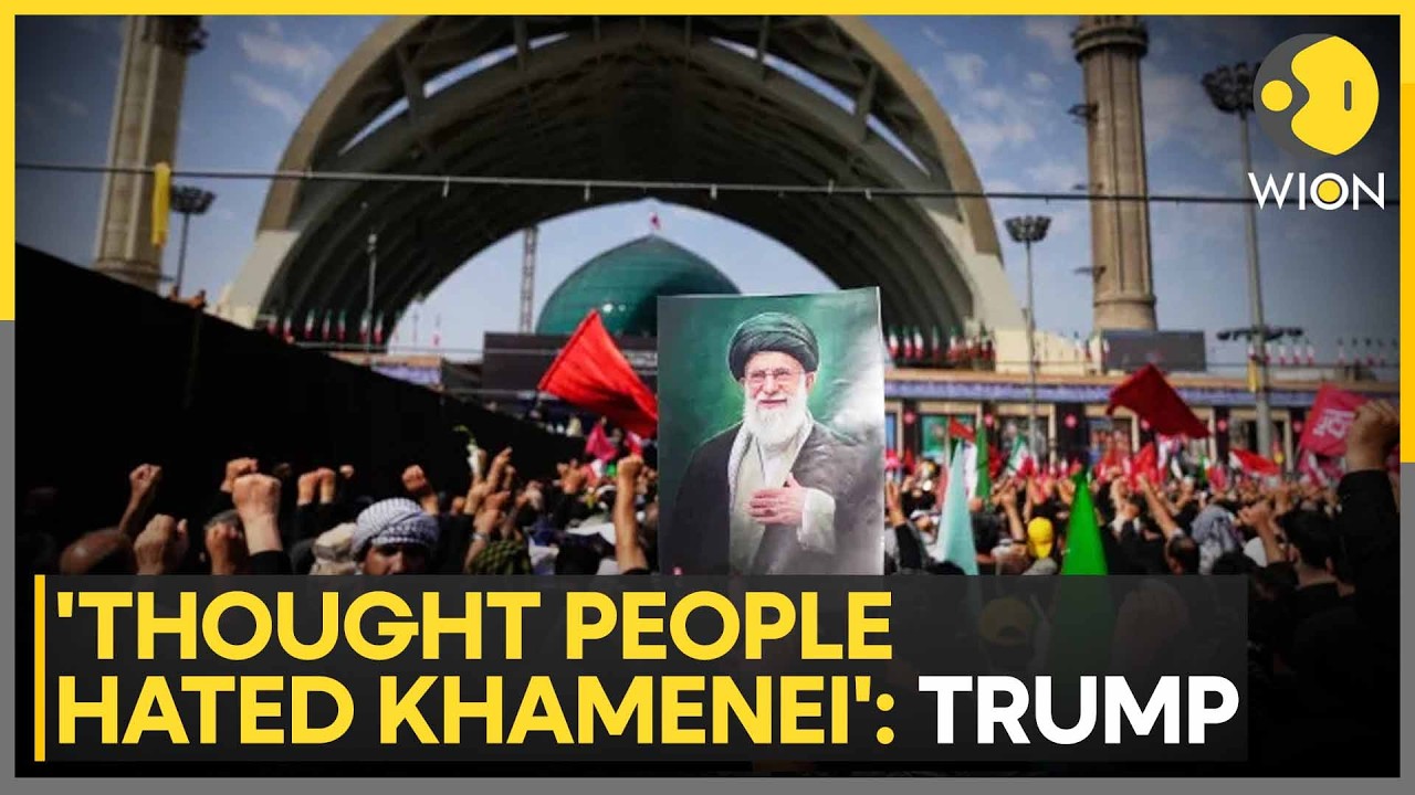 Khamenei Funeral: Trump Raises Questions Over Iranians Mourning Khamenei | WION News