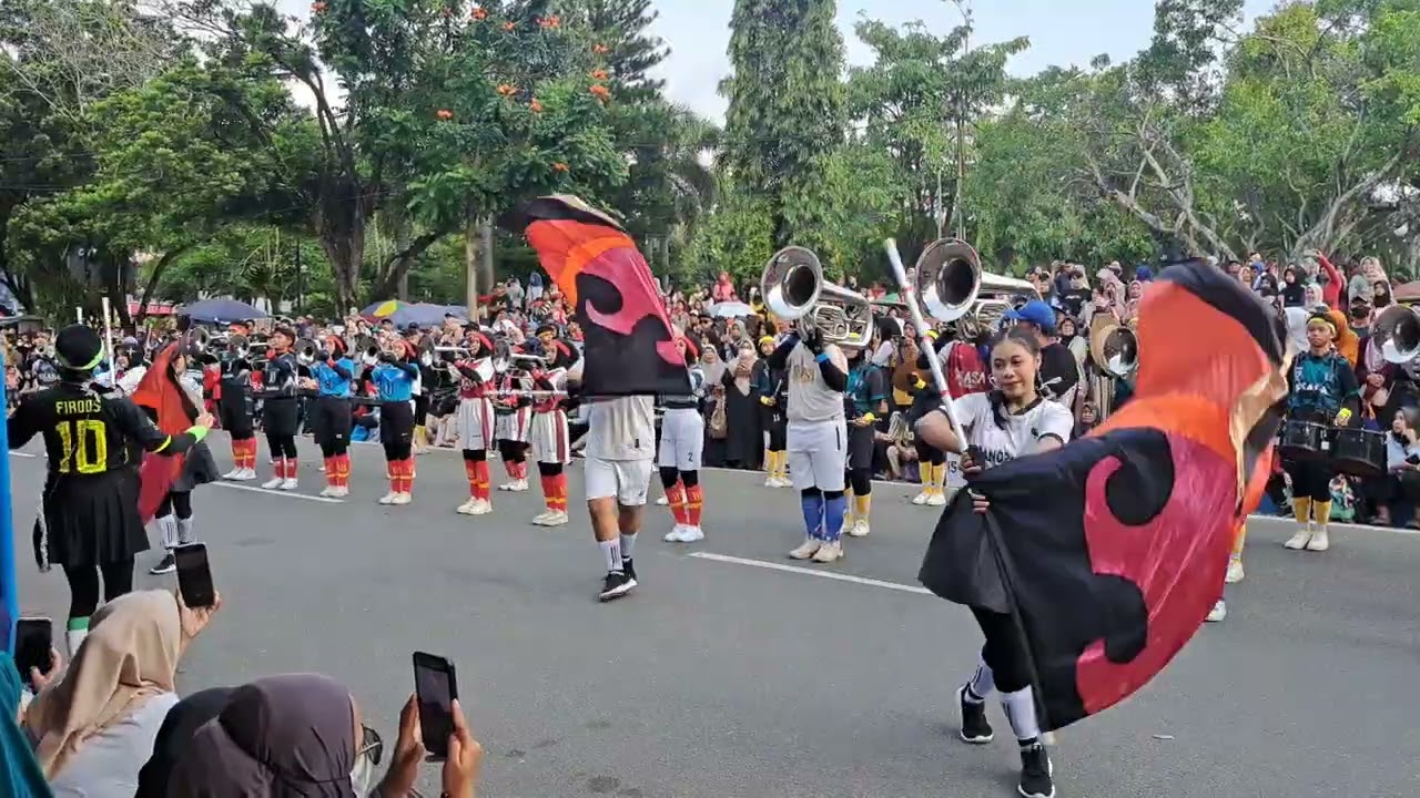 💕MARCHING BAND GEMA GOA GONG PARADE DRUMBAND TH 2025 HUT RI KE 80