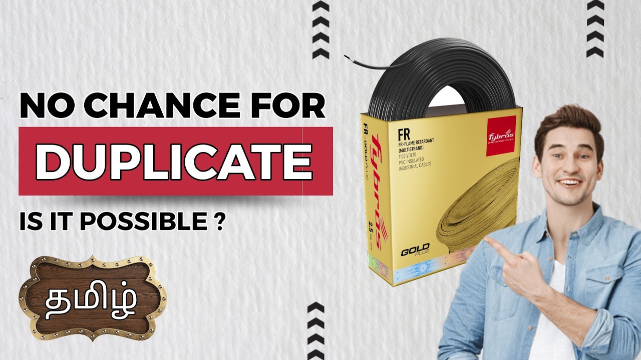 No Chance For Duplicate ✅ !!! Fybros Cable | #Fybros #Tamil #Foryou