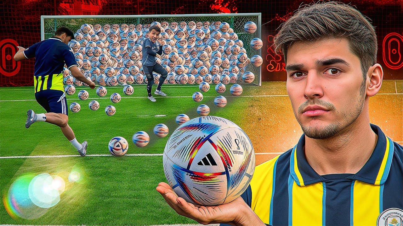 100 Marta Darvozaga Zarba berib, Faqat Gol urish Sirini Topdim!?