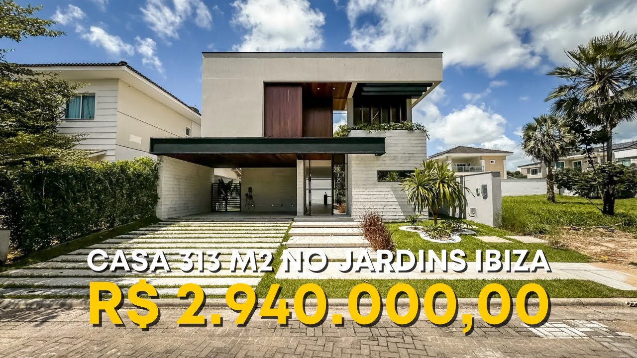 MELHOR PLANTA BAIXA 😱 CASA 313 M2 A VENDA NO JARDINS IBIZA