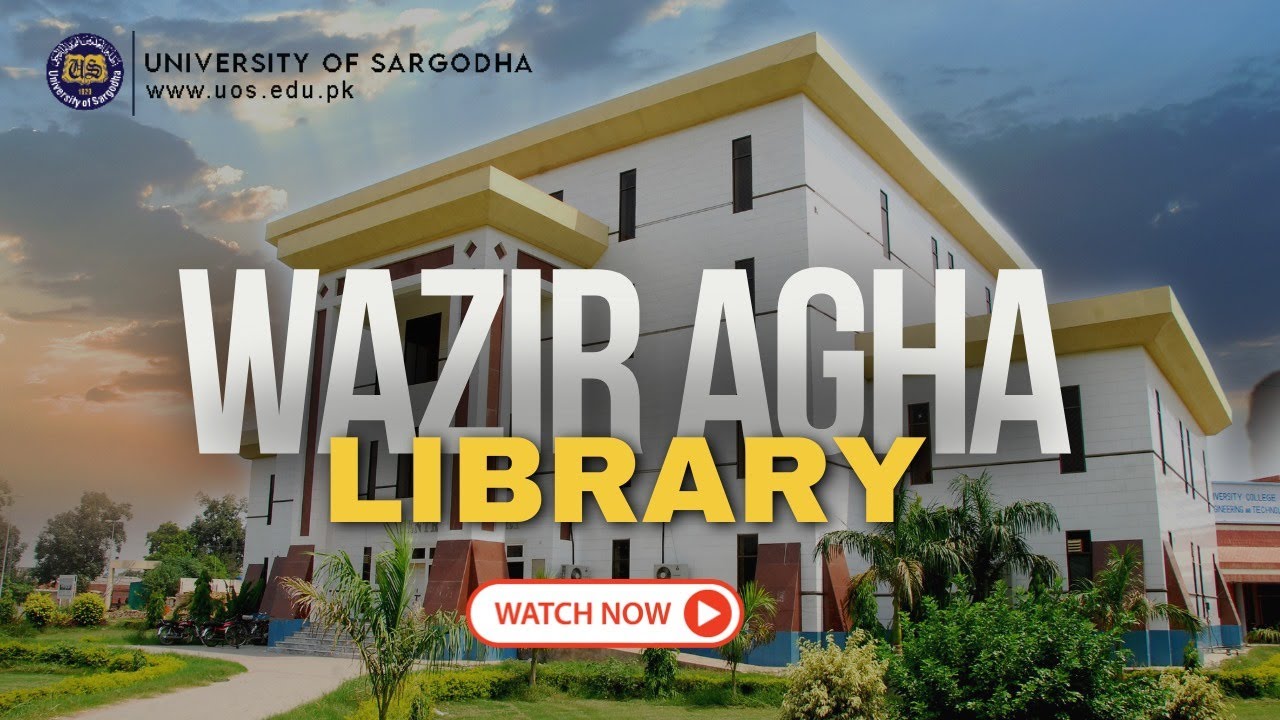 A documentary on Wazir Agha Library, UOS