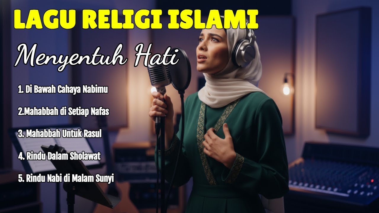 Lagu Religi Islami Cinta Nabi ❤️ Sholawat Merdu Penyejuk Hati, Penentram Jiwa & Penguat Iman