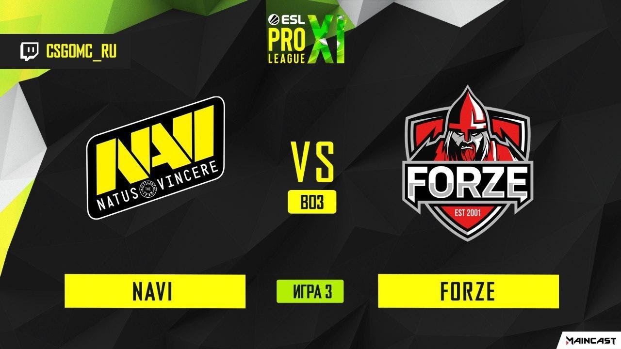 NAVI vs forZe (Игра 3) BO3 | ESL PRO LEAGUE SEASON 11