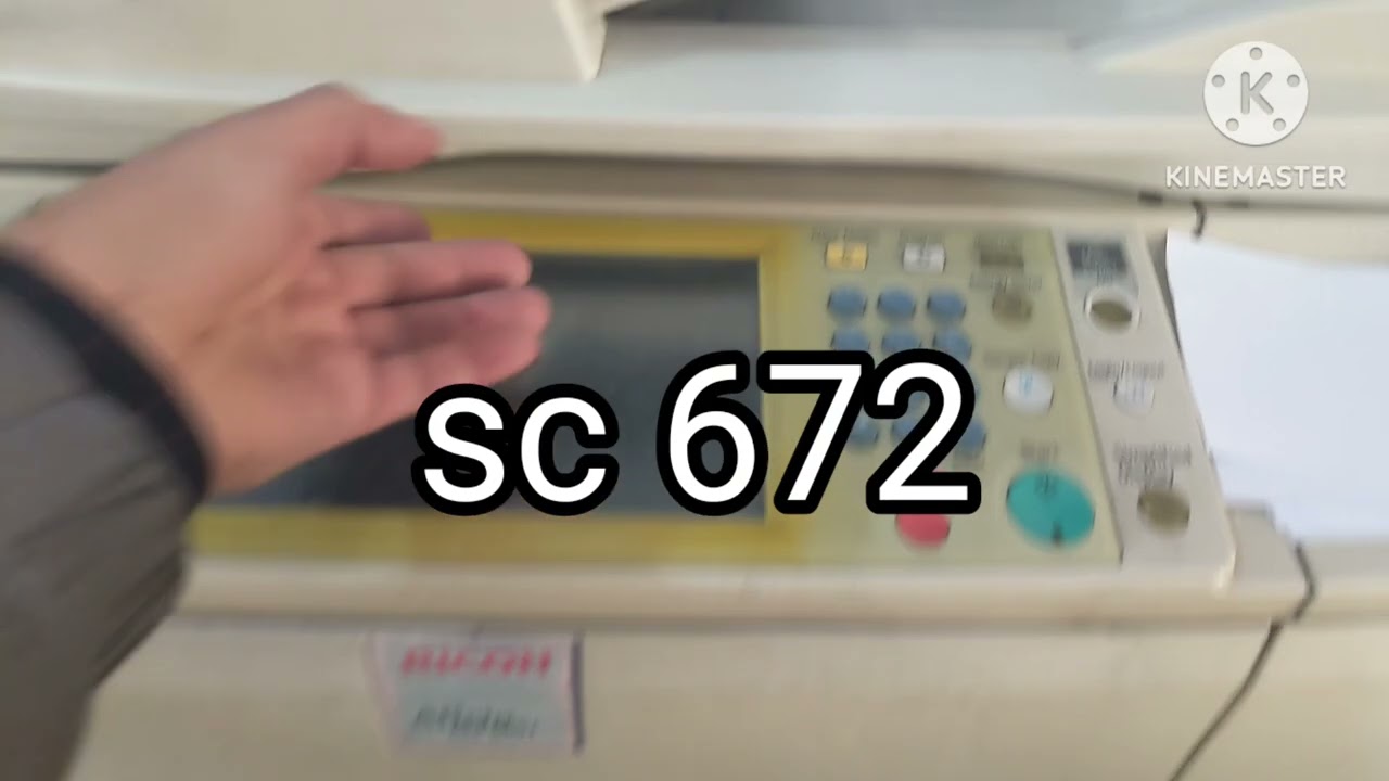 Ricoh mp 8001 mp 7001 mp 6001| error code sc 672