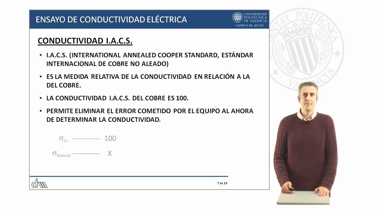 Ensayo de conductividad eléctrica | 91/93 | UPV