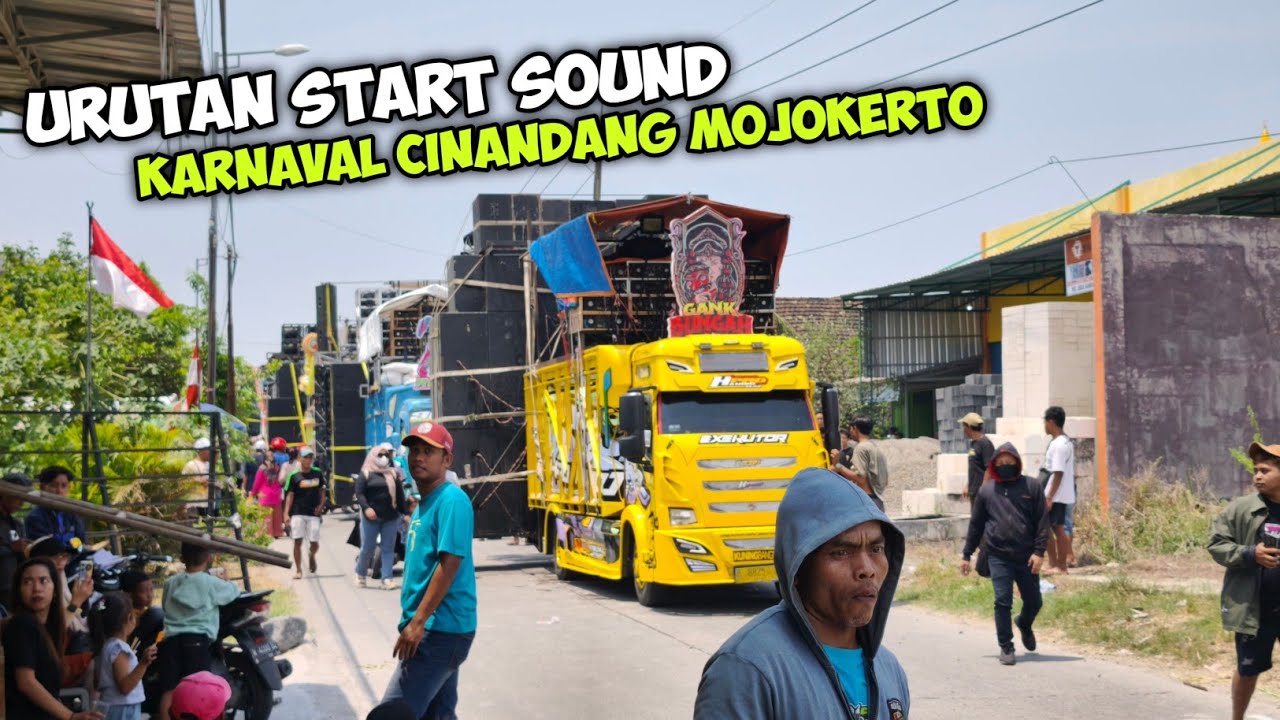 Dijamin Full Keder..Begini Urutan Start Sound Karnaval Cinandang Mojokerto 