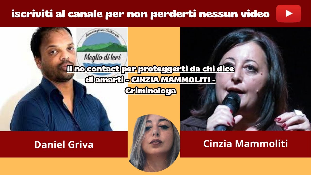 Никаких контактов, чтобы защитить себя от тех, кто утверждает, что любит вас - ЧИНЦИЯ МАММОЛИТИ -...