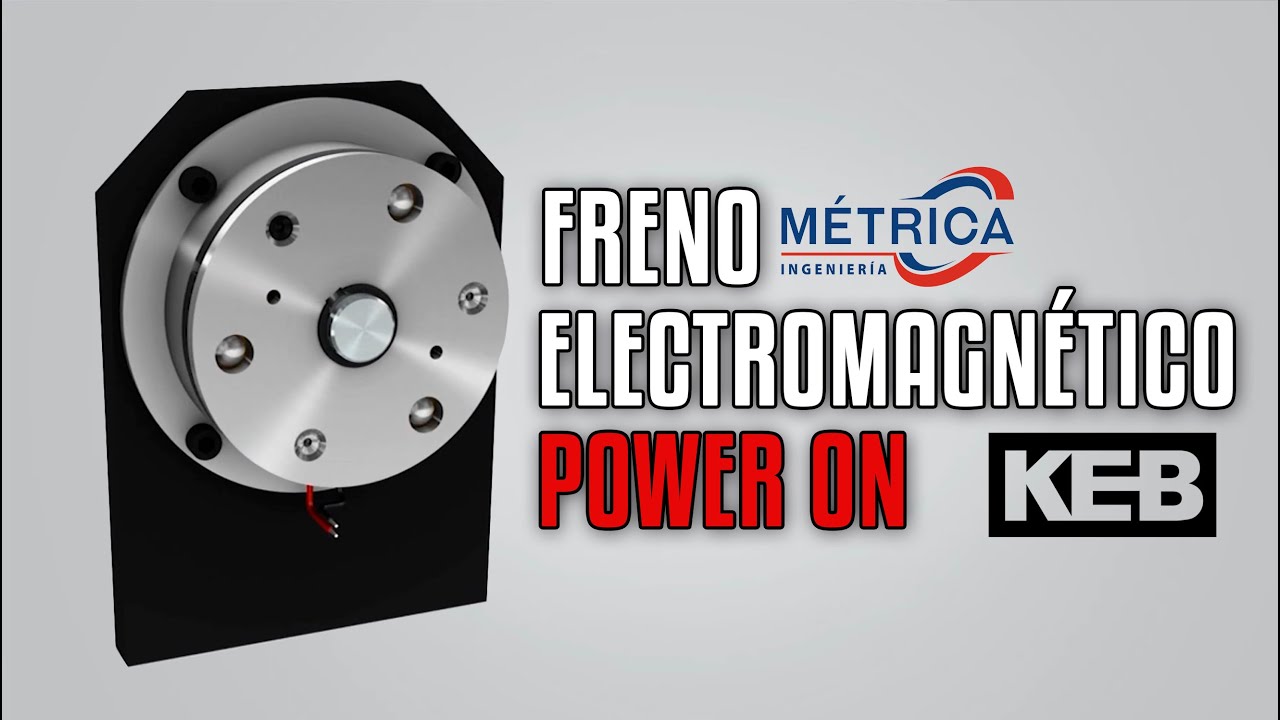 Freno Electromagnético/encendido-Electromagnetic Brakes/Power-on-Métrica Ingeniería