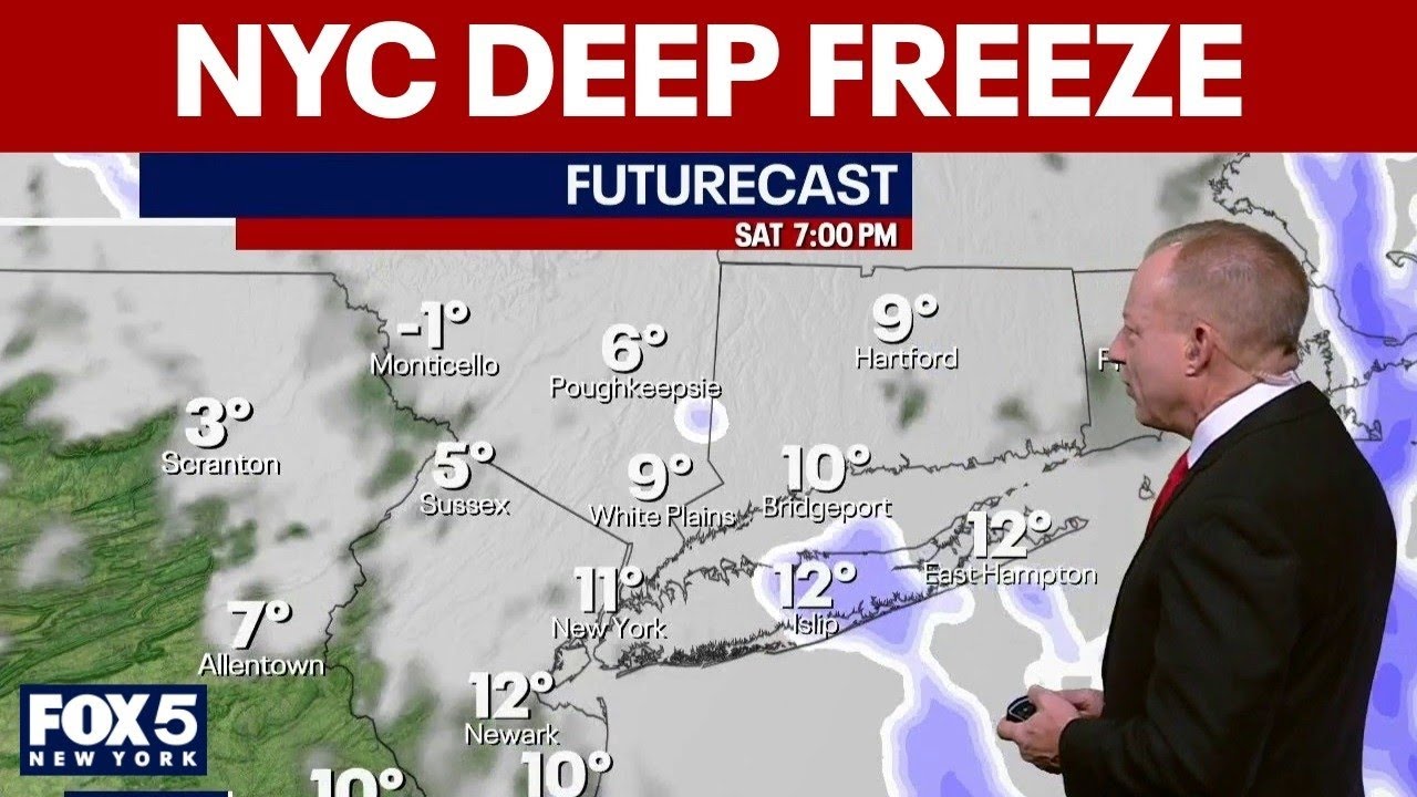 Tracking snow and deep freeze heading to NYC
