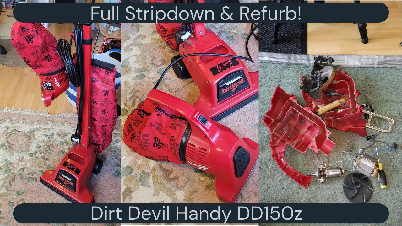 Let's refurbish the car boot Dirt Devil Handy DD150! Full Step by step Refurb guide!