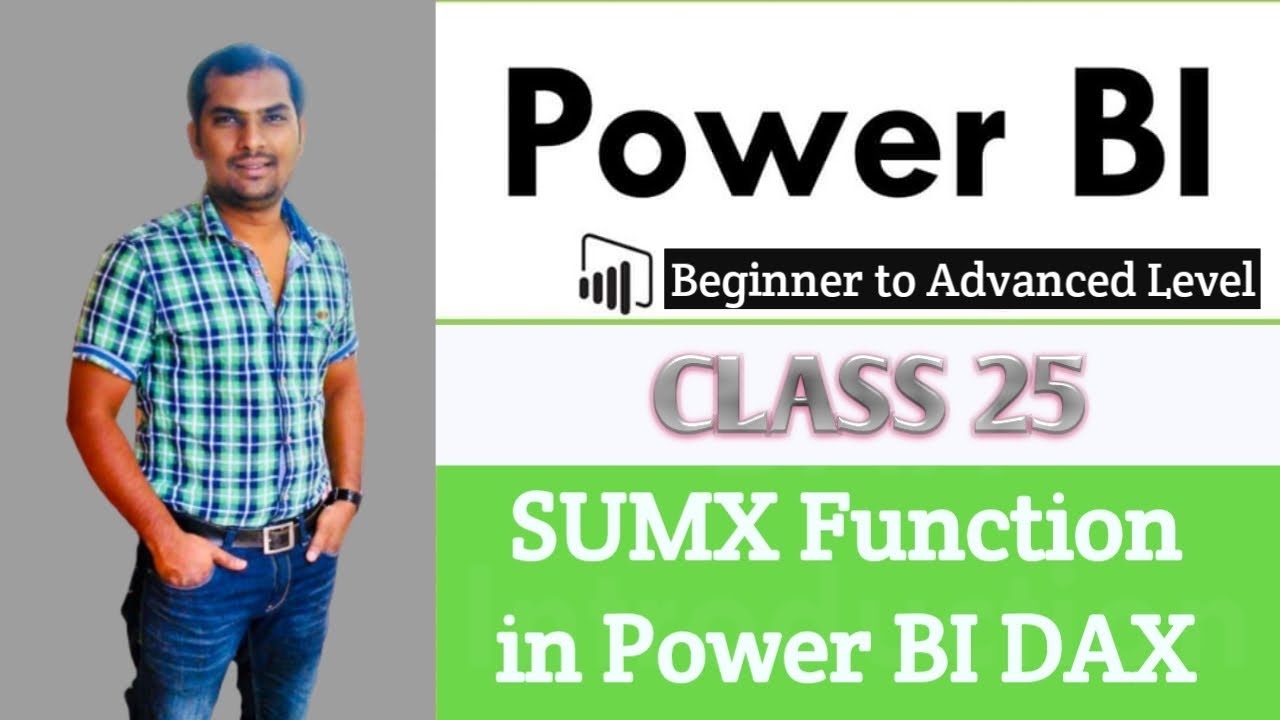 SUMX Function in Power BI DAX with FILTER | Power BI Real-time