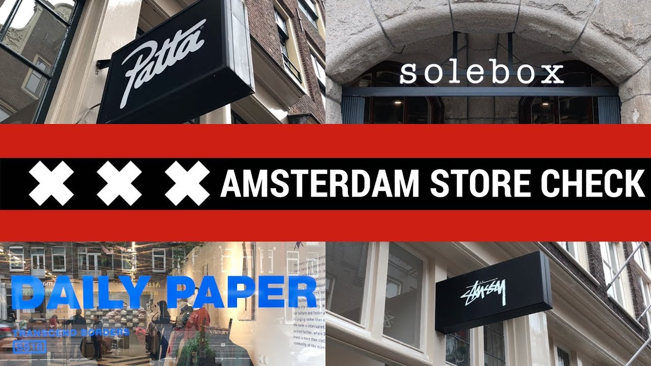 Amsterdam - sneaker & streetwear store check