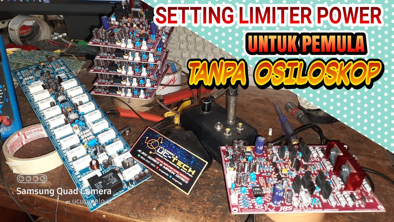 CARA SETTING LIMITER POWER AMPLIFIER UNTUK PEMULA TANPA MENGGUNAKAN OSILOSKOP