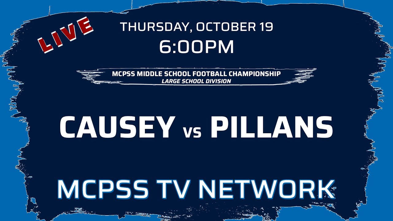 Causey vs Pillans - MCPSS Middle School Large School Division Championship Game  10/19/2023