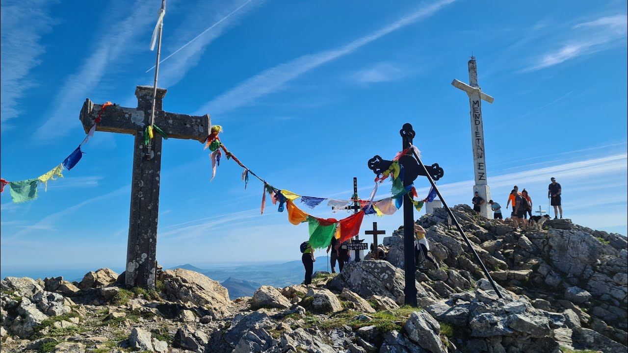 Cordal del Monte Hernio desde Alkiza (13/04/2024)