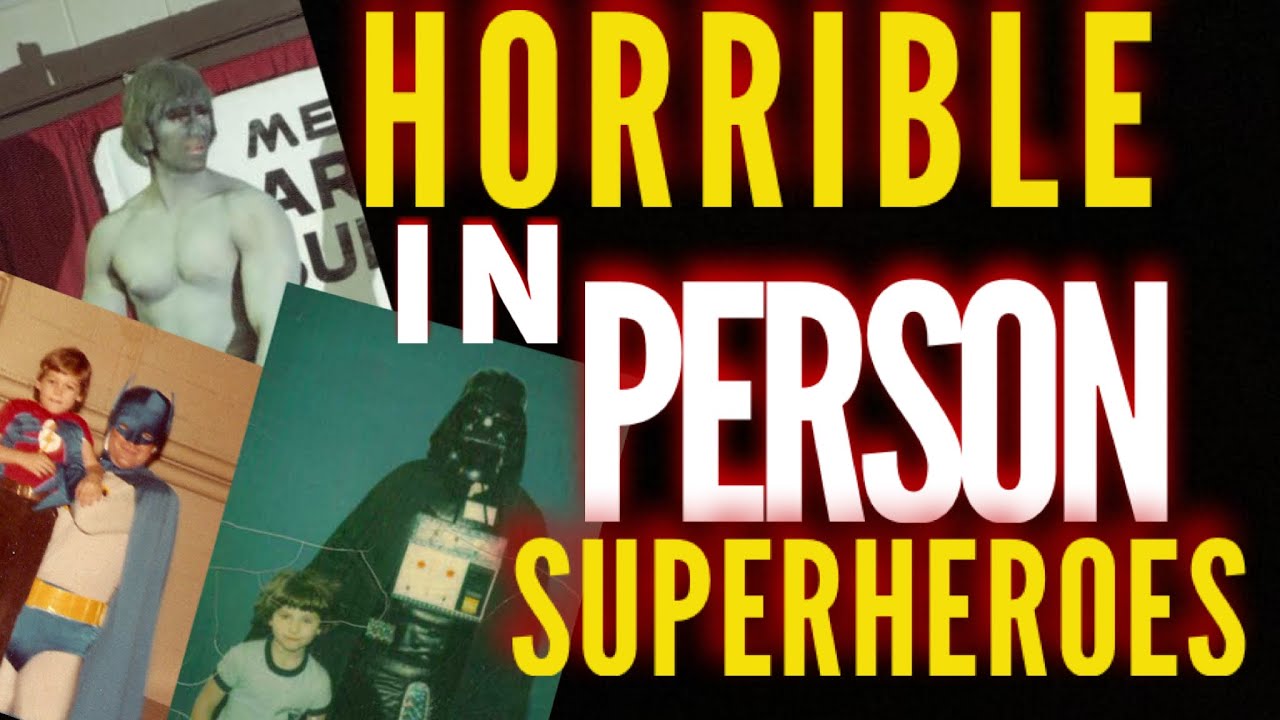 When Creepy Superheroes Come to Town