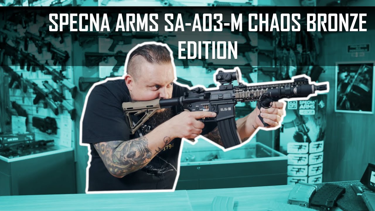 M4 (SA-A03-M) Chaos Bronze Edition - Specna Arms  - TANIEMILITARIA.PL