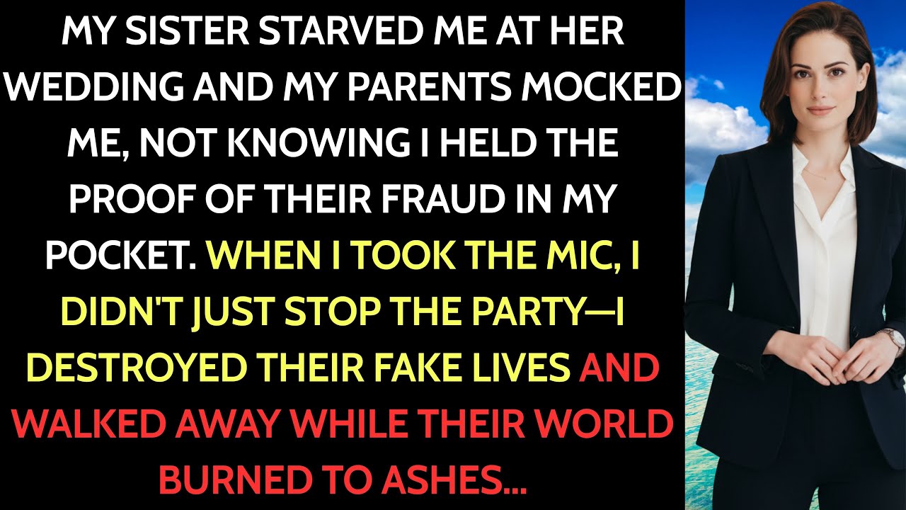 At My Sister’s Wedding, She Refused Me Food and Mocked Me — My Parents Agreed But Then My Family…