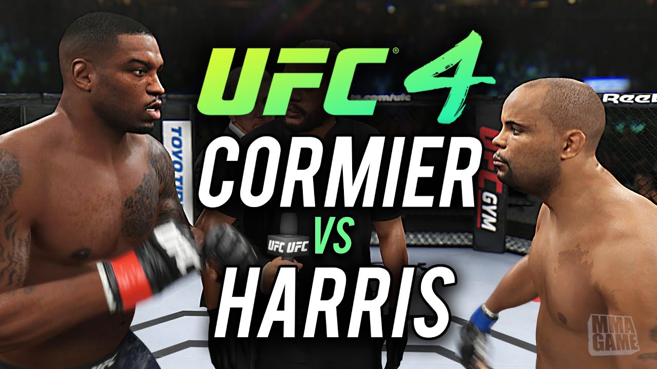 EA Sports UFC 4 - WALT HARRIS vs DANIEL CORMIER CPU vs CPU (RAW GAMEPLAY)