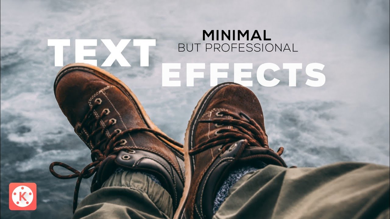 Minimal But Professional Text Effects in KineMaster!