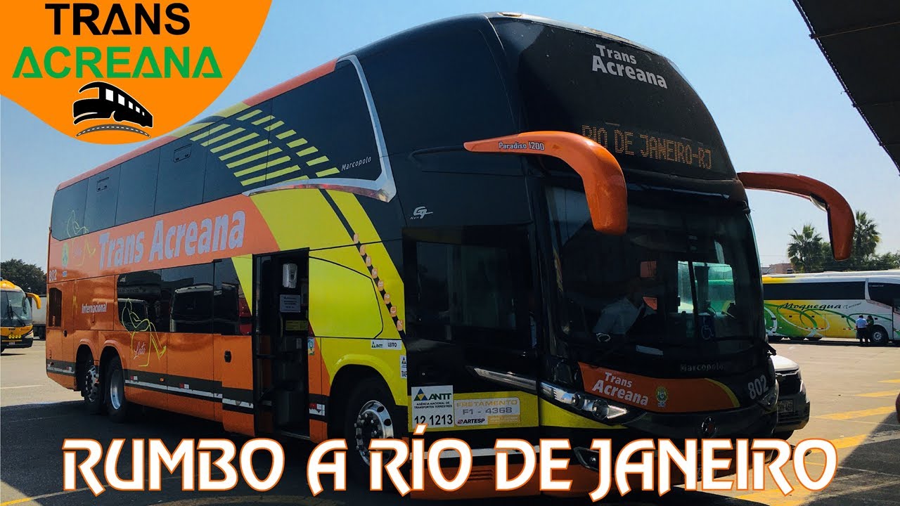 🚌 ASÍ ES LA SALIDA DE TRANS ACREANA DESDE LIMA A RÍO DE JANEIRO 🇵🇪🇧🇷