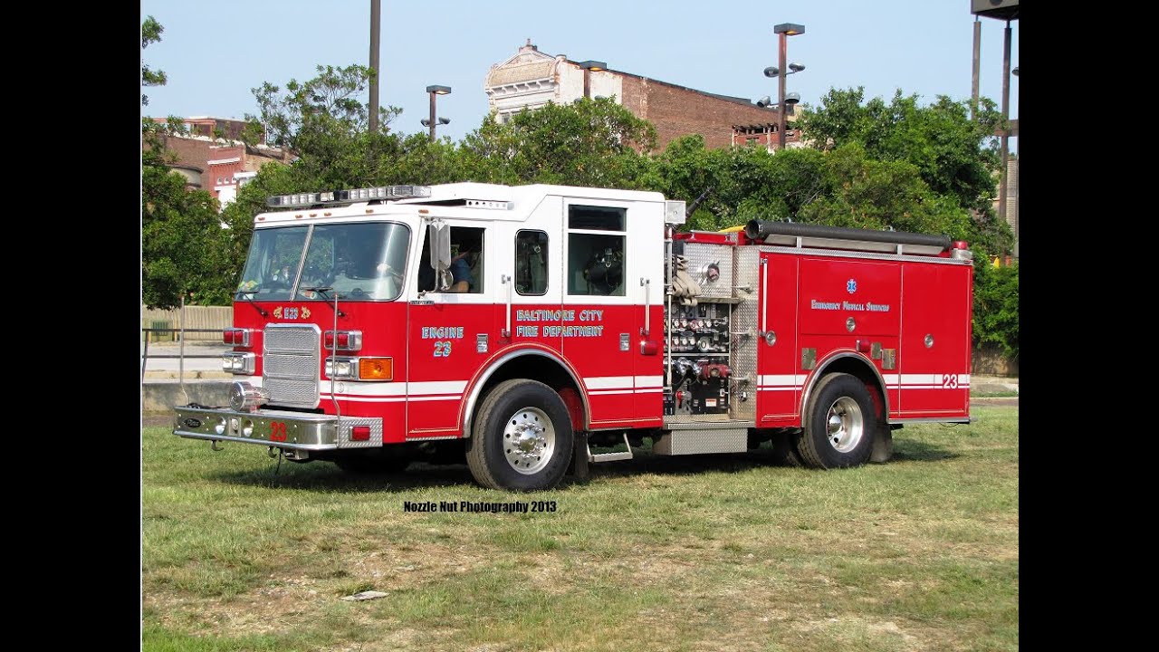 Baltimore City Fire Department- Engine 23- Response Videos