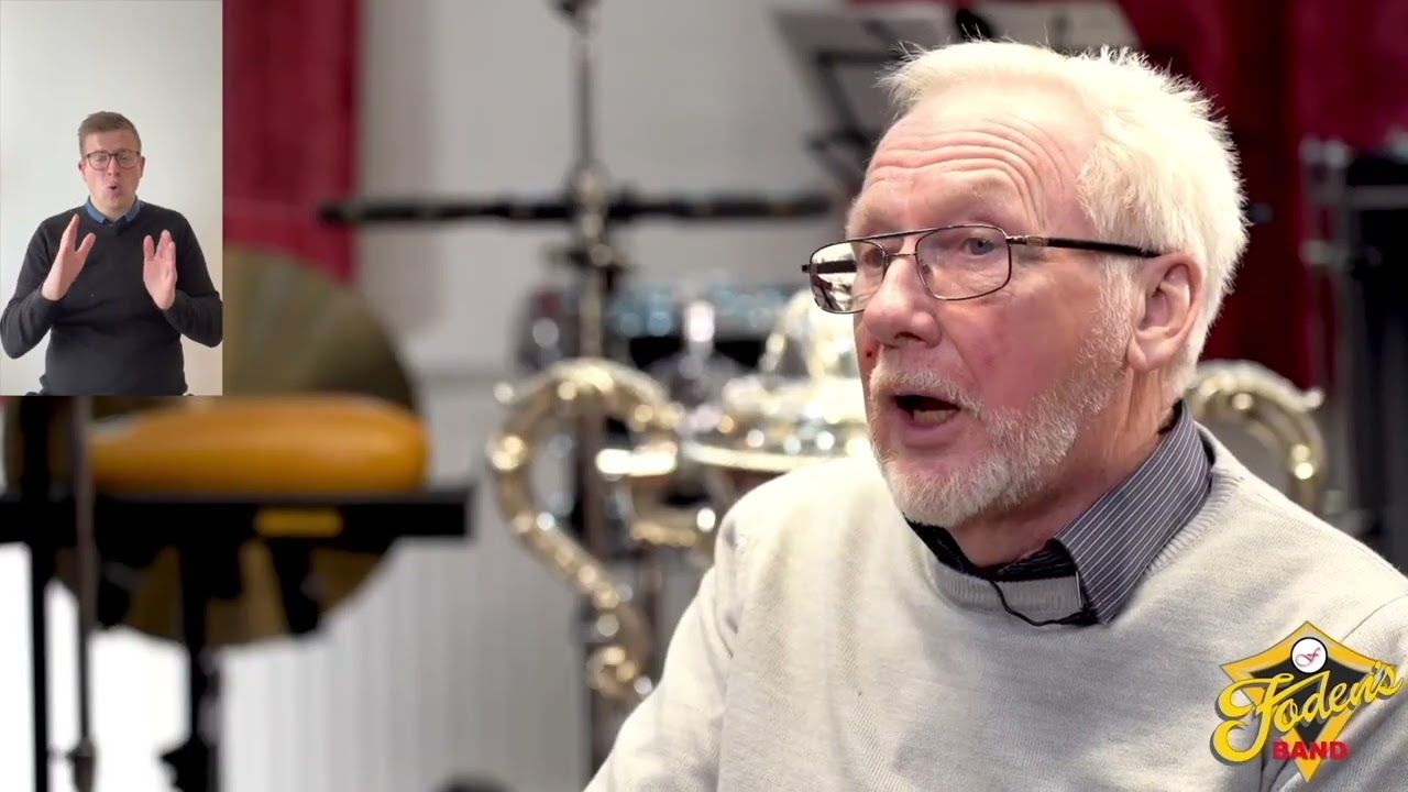 David Whiston interview with subtitles and sign