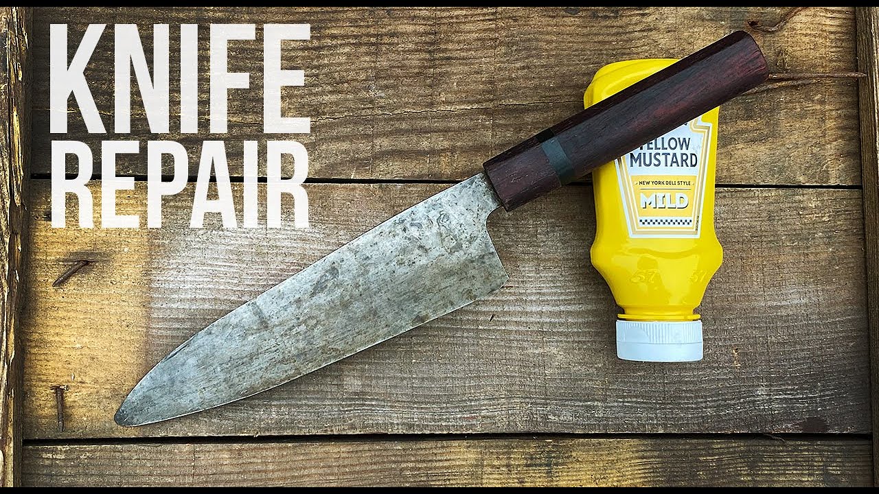 Kitchen Knife Repair | Restoration | Mustard Etching